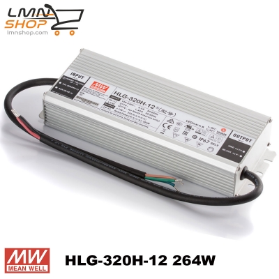 Netzteil LED Mean Well HLG-320H-12A 264W/12V/22A IP67