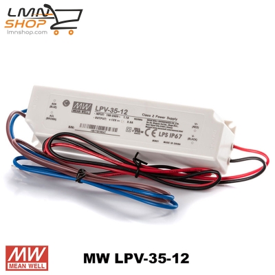 Netzteil LED Mean Well LPV-35-12 35W/12V IP67