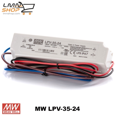 Netzteil LED Mean Well LPV-35-24 35W/24V IP67