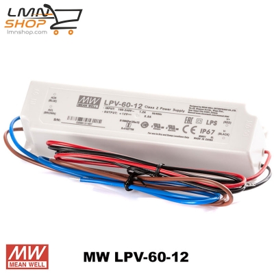 Netzteil LED Mean Well LPV-60-12 60W/12V IP67